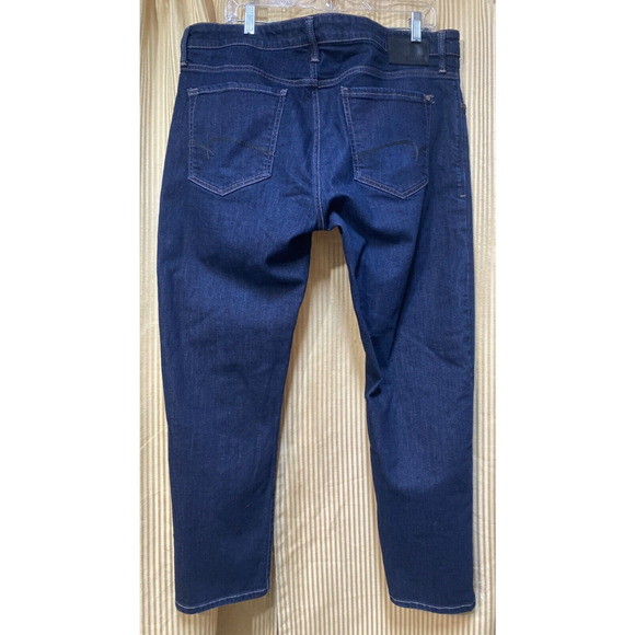 Mavi Zach Jeans Mens 33x32 Blue Denim Straight Leg Dark Wash - Picture 3 of 9